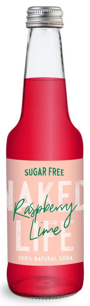 Naked Life Sparkling Rasberry With Lime 330ml