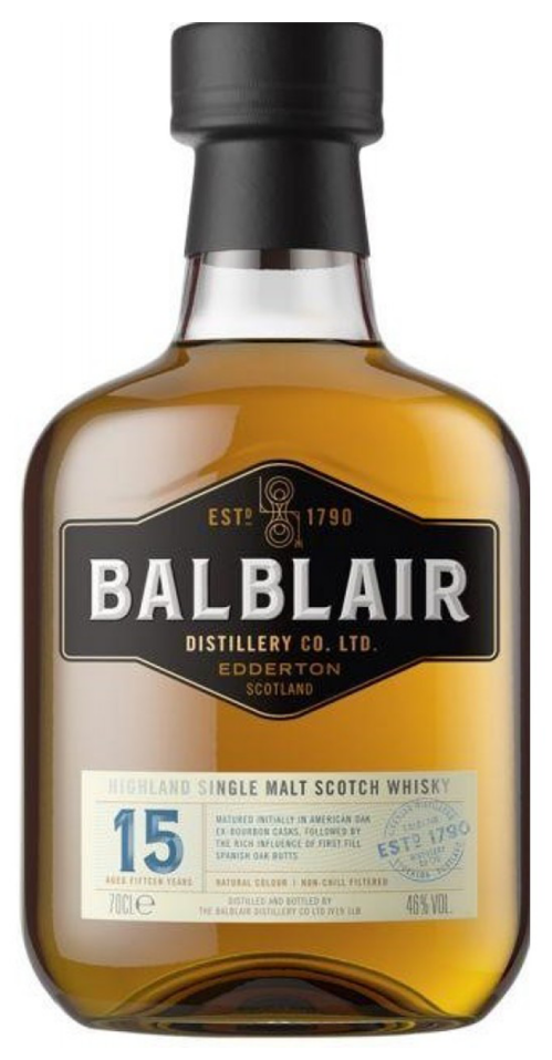 Balblair 15 Year Old Single Malt Scotch Whisky 700ml