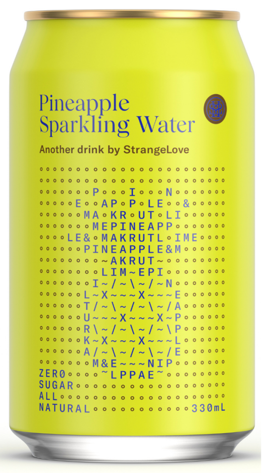 Strangelove Pineapple Sparkling Water 330ml