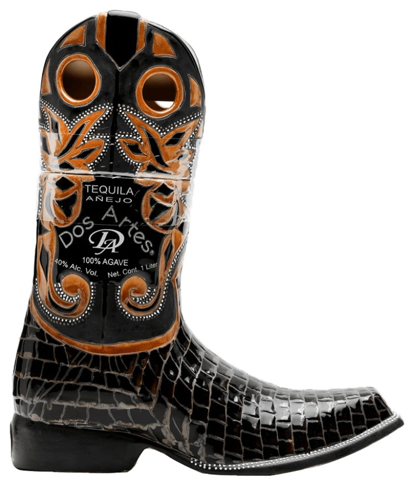 Dos Artes Ceramic Boot Anejo Tequila 1Lt