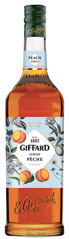 Giffard Peach Syrup 1lt