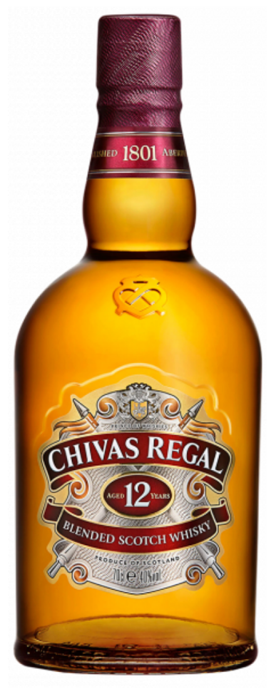 Chivas Regal 12 Year Old Blended Malt Scotch Whisky 1lt