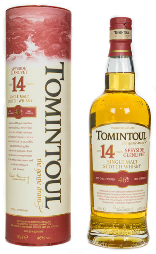 Tomintoul 14 Year Old Single Malt Scotch Whisky 700ml