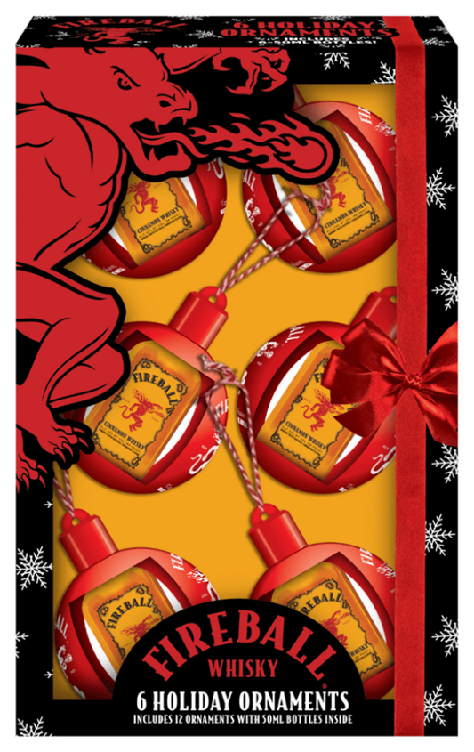 Fireball Cinnamon Whisky Ornaments 6 x 50ml