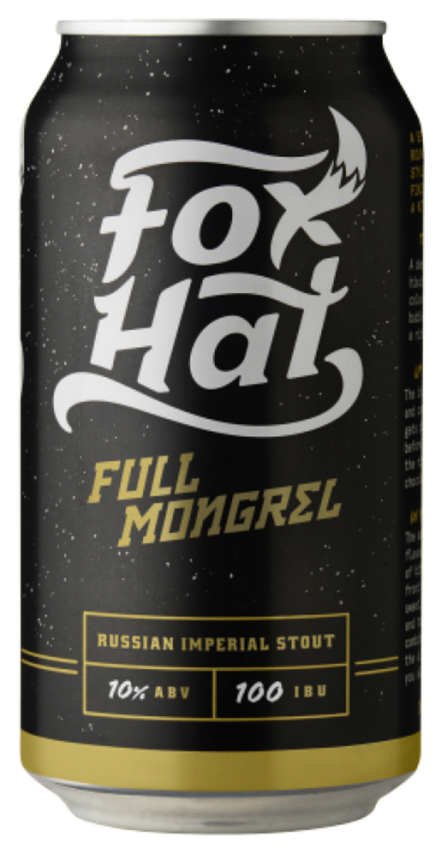 Fox Hat Full Mongrel Stout 375ml
