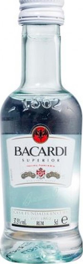 Bacardi Carta Blanca Superior White Rum Mini 50ml