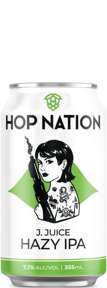 Hop Nation J-juice Hazy IPA 355ml