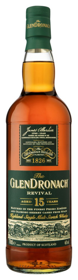 Glendronach 15 Year Old Revivial Malt Scotch Whisky 700ml