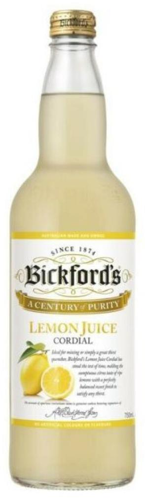 Bickfords Lemon Cordial 750ml