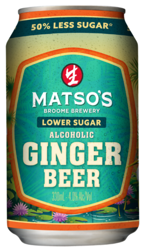 Matsos Lower Sugar Alcoholic Ginger Beer 330ml