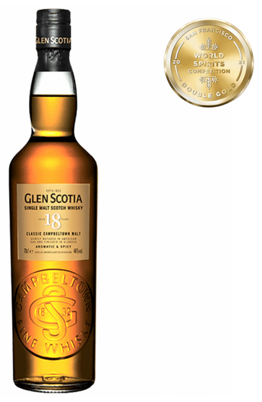 Glen Scotia 18 Year Old Single Malt Scotch Whisky 700ml