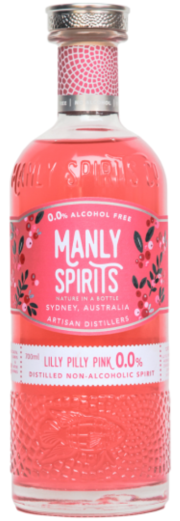 Manly Spirits Lilly Pilly Pink Zero Alcohol Spirit 700ml