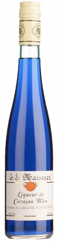 Massenez Blue Curacao Liqueur 500ml