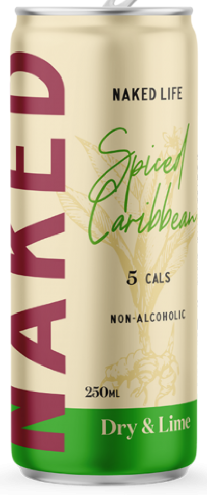 Naked Life Non-Alcoholic Spiced Caribbean Dry & Lime 250ml