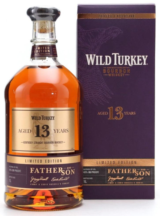 Wild Turkey 13 Year Old Father & Son Bourbon Whiskey 1lt