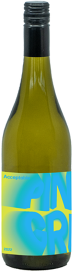 Acceptable Wine Pinot Gris 2022 750ml