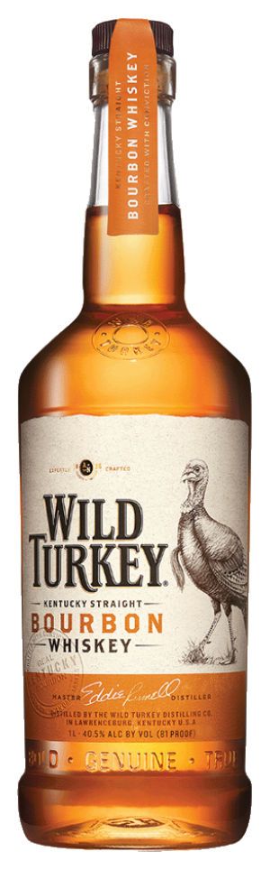 Wild Turkey 81 Proof Kentucky Straight Bourbon Whiskey 1Lt