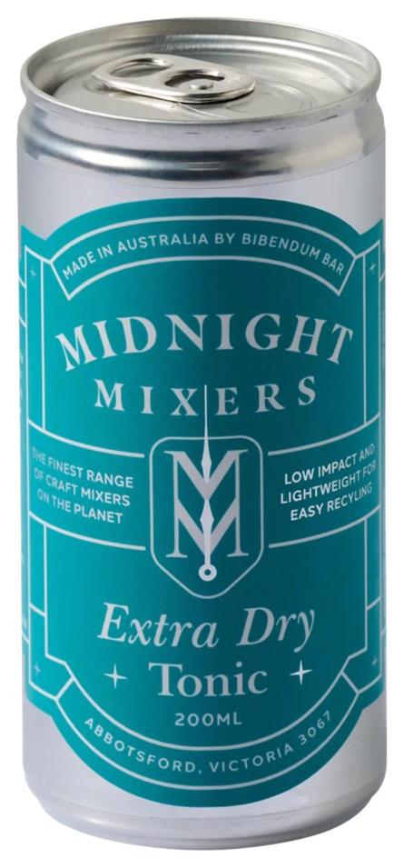 Midnight Mixers Extra Dry Tonic 200ml