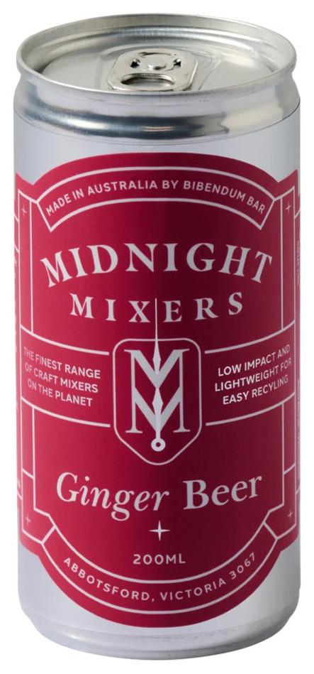 Midnight Mixers Ginger Beer 200ml