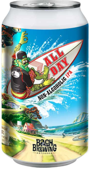 Bach Brewing All Day Hazy Non-alcoholic Ipa 330ml