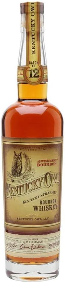 Kentucky Owl Batch 12 Bourbon Whiskey 700ml