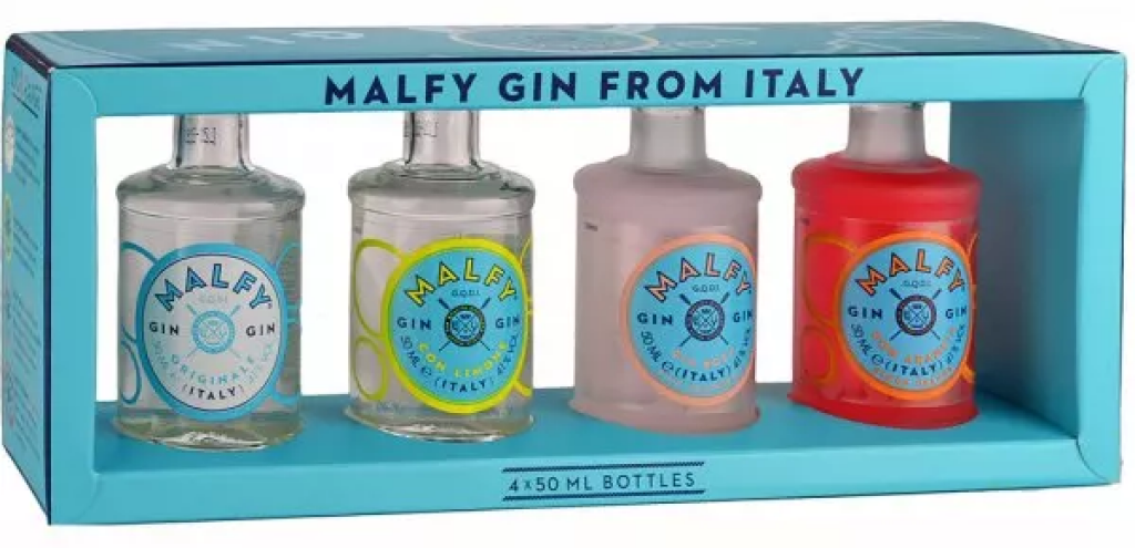 Malfy Tasting Gin Gift Set 4 x 50ml