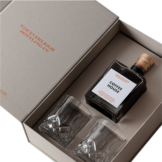 The Everleigh Bottling Co One To Share Coffee House & Glasses Gift 500ml