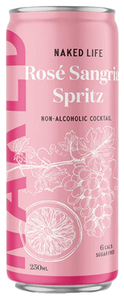 Naked Life Non Alcoholic Cocktail Rose Sangria Spritz 250ml
