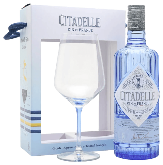 Citadelle Gin and Bonus Goblet Glass Gift Pack 700ml