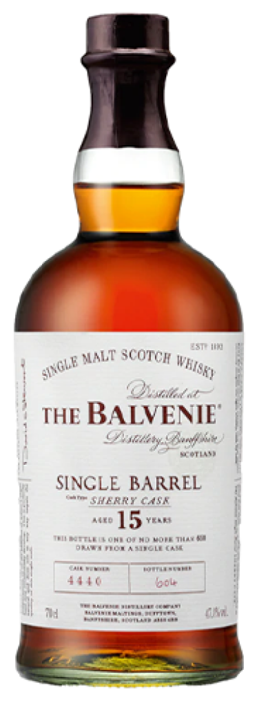 The Balvenie 15 Year Old Single Barrel Sherry Cask Whisky 700ml