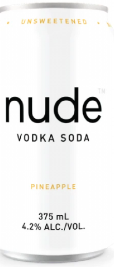 Nude Vodka Soda Pineapple Seltzer 375ml
