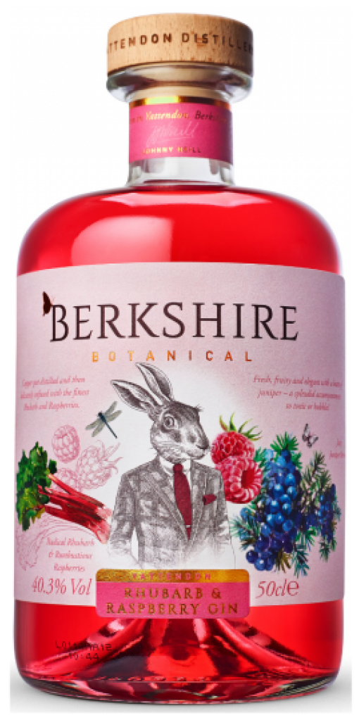 Berkshire Rhubarb & Raspberry Gin 500ml