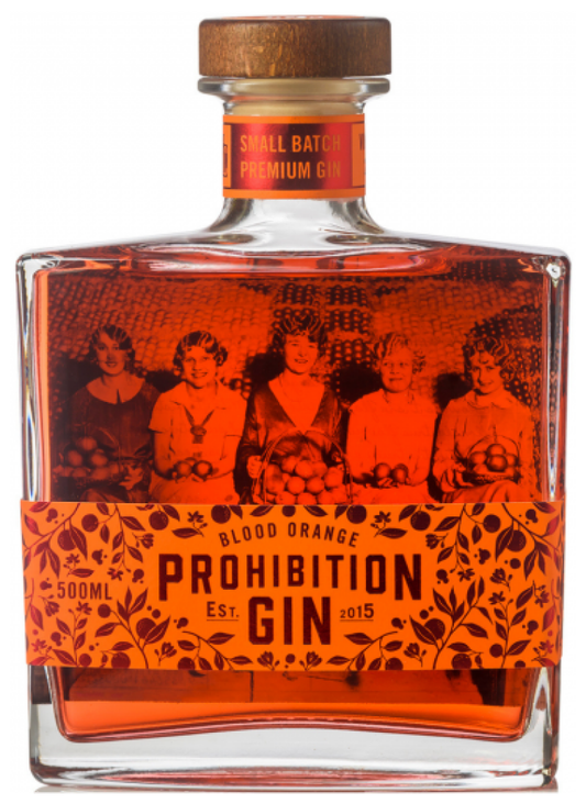 Prohibition Limited Release Blood Orange Gin 500ml