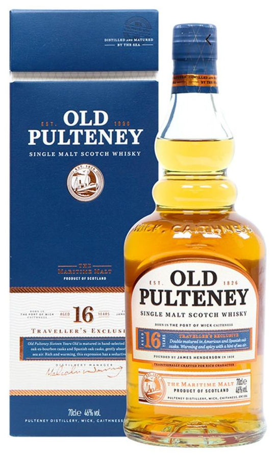 Old Pulteney 16 Year Old Single Malt Scotch Whisky 700ml