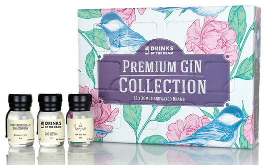 Drinks By The Dram Premium Gin Collection Series Gift Set 12 x 30ml