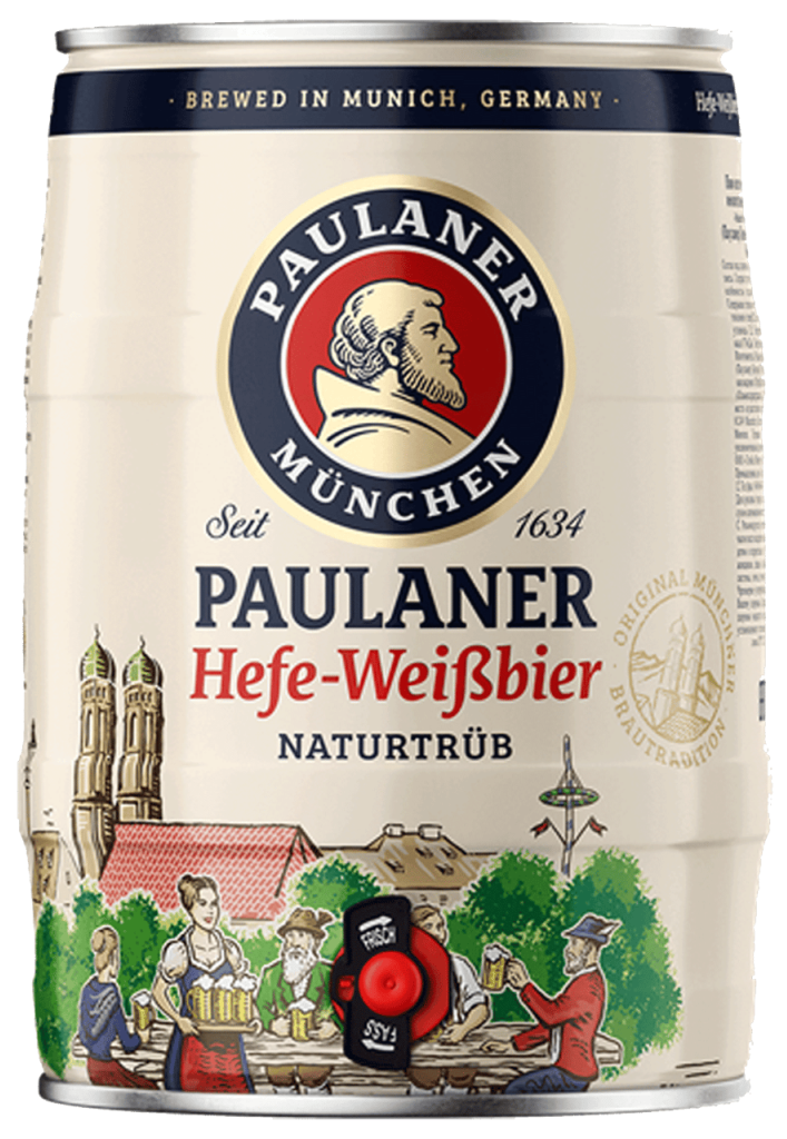 Paulaner Hefe Weissbier Mini Keg 5L
