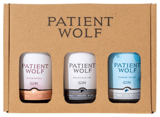 Patient Wolf Gin Gift Pack 3 x 200ml