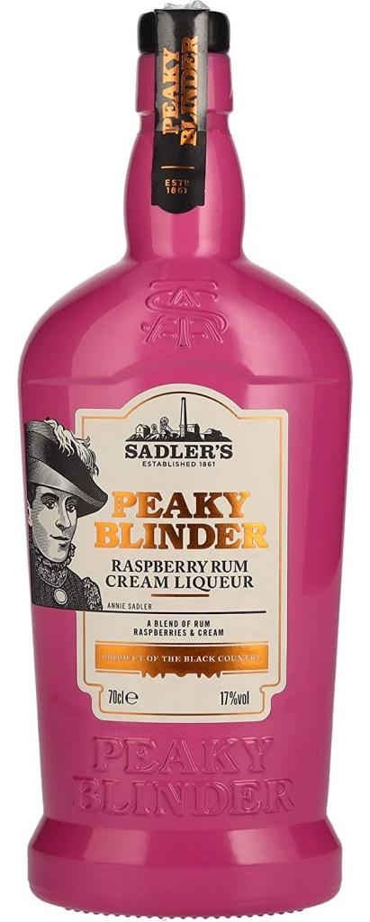 Peaky Blinders Raspberry Rum Cream Liqueur 700ml