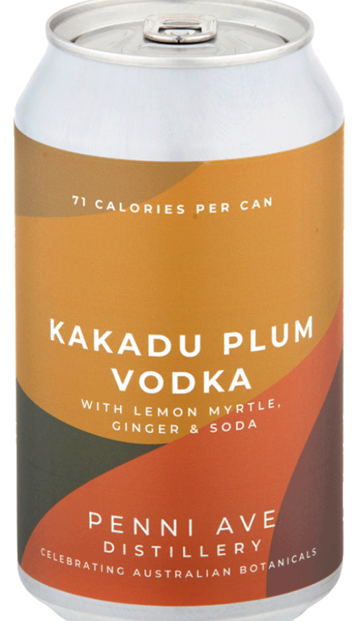 Penni Ave Distillery Kakadu Plum Vodka with Lemon Myrtle Soda 355ml