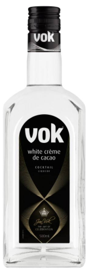 Vok Creme De Cacao White Liqueur 500ml