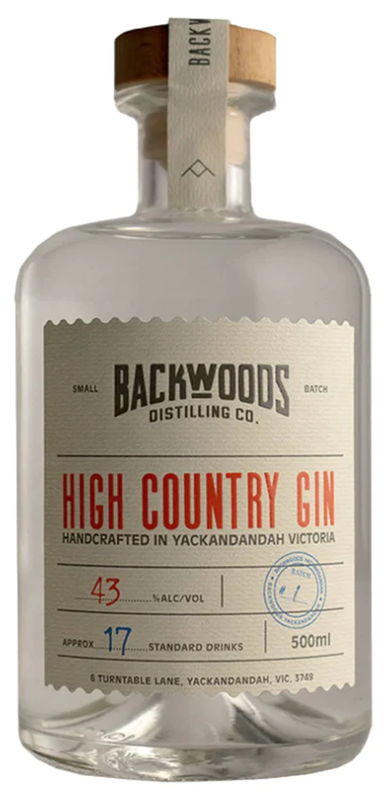 Backwood High Country Gin 500ml