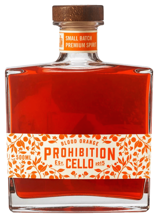 Prohibition Cello Blood Orange Liquor 500ml