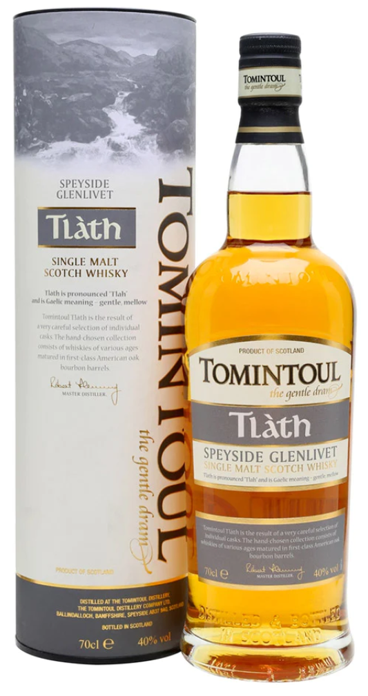 Tomintoul Tlath Speyside Single Malt Scotch Whisky 700ml