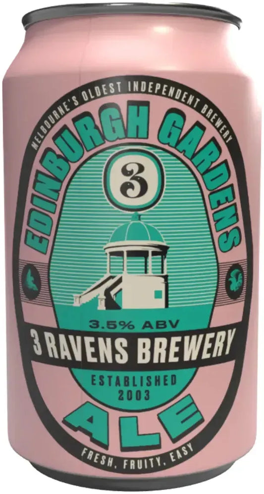 3 Ravens Edinburgh Gardens Ale 3.5% Cans 375ml | Barrel & Batch