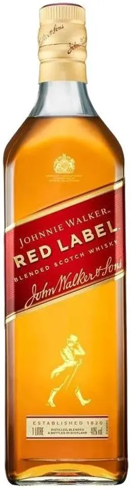 Johnnie Walker Red Label Blended Malt Scotch Whisky 1L | Barrel & Batch