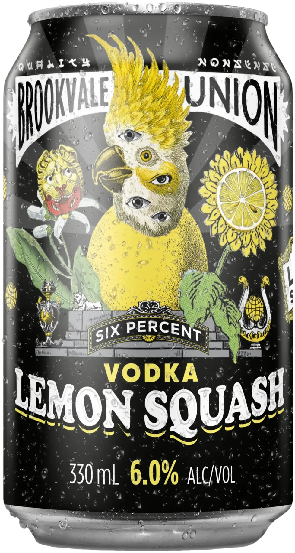 Brookvale Union Lemon Squash 6% 10 Pack Cans 330ml | Barrel & Batch