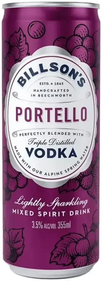 Billson's Vodka & Portello 3.5% 4 Pack Cans 355ml | Barrel & Batch