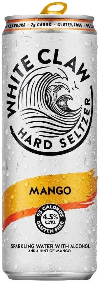 White Claw Mango Seltzer 4.5% 4 Pack Cans 330ml | Barrel & Batch