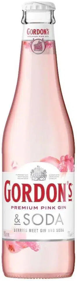 Gordon's Pink & Soda 4.5% Bottles 330ml | Barrel & Batch