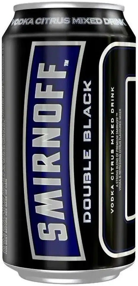 Smirnoff Double Black 6.5% 10 Pack Cans 375ml | Barrel & Batch